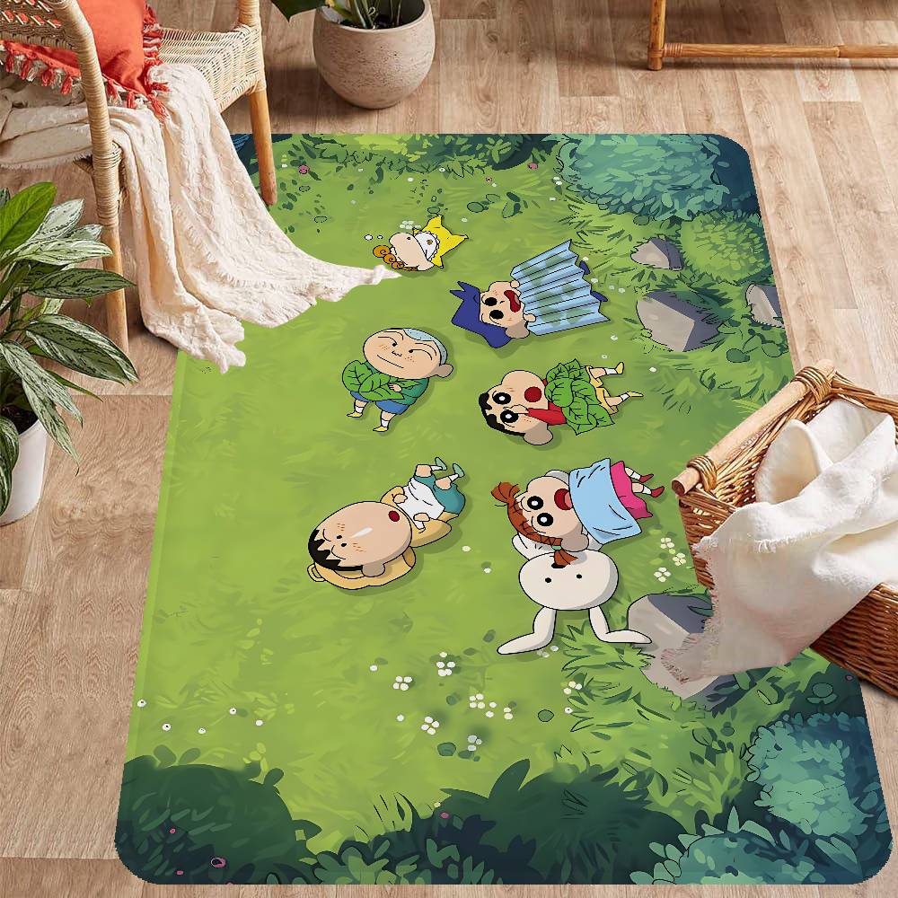 Crayon Shin-Chan Entrance Door Mat Nordic Style Bedroom Living Room Doormat Home Balcony Anti-Slip Modern Home Decor