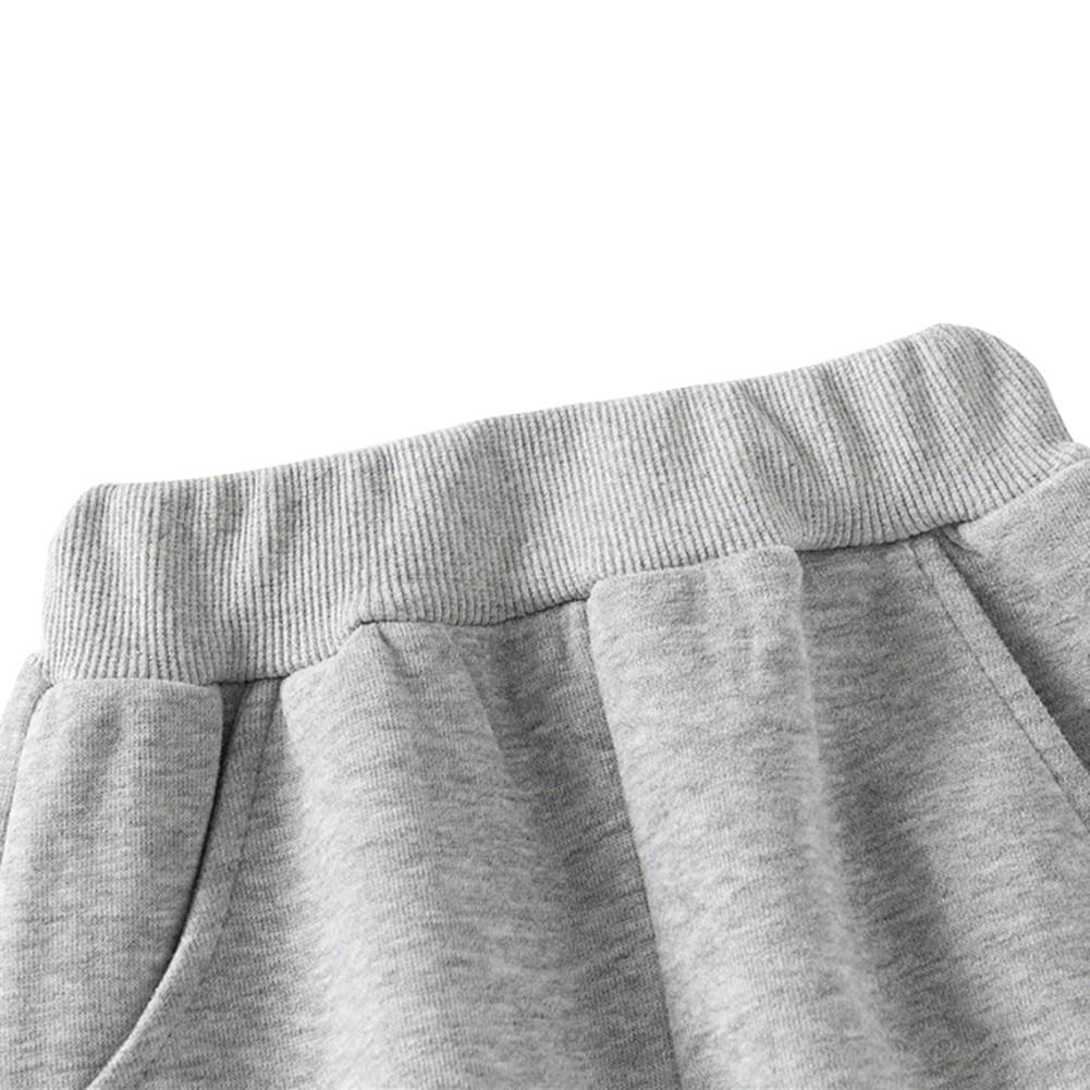 Осенне-зимний комплект свитшотов для мальчиков и девочек, пуловер с круглым вырезом, топ и штаны, детский повседневный комплект спортивной одежды