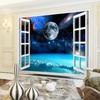 Настенная роспись Galaxy Moon 3D плакат настенная бумага спальня гостиная украшение стены современные обои