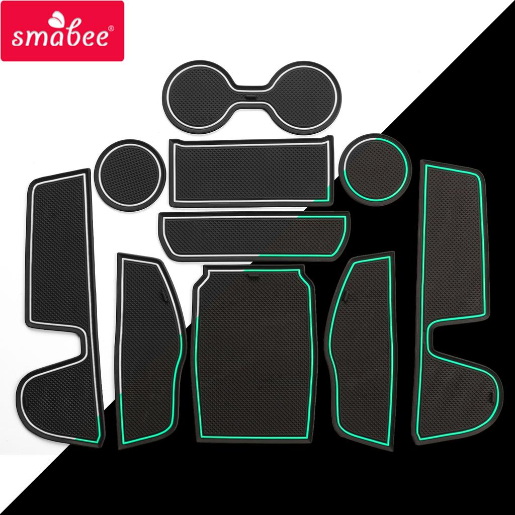 Коврик Smabee Gate Slot для Mazda CX-50, нескользящий коврик для дверного паза, подстаканник, аксессуары для интерьера, резиновая подставка, 10 шт./компл.