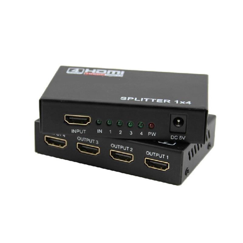 1080p 4K Full HD HDMI-сплиттер-усилитель-повторитель, розетка, распределительная коробка, 1x4 порта RF