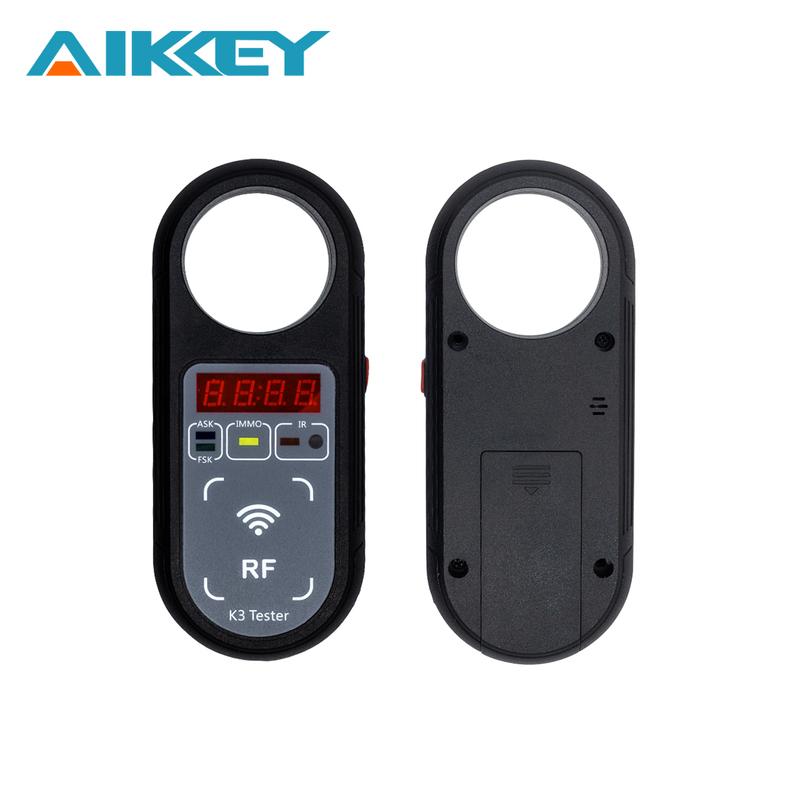 AIKKEY K3 Тестер частоты дистанционного ключа с дисплеем, портативный, 100-999 МГц, сигнал ASK FSK, катушка зажигания, ручка двери, детектор сигнала