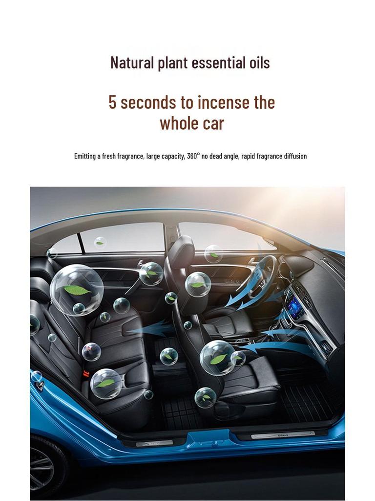 Creative Four-Leaf Pinwheel Car Air Freshener & Aroma Diffuser