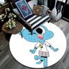 Nicole Watterson pattern round rug,Carpet Rug for Living Room Bedroom Playroom ,Non-slip Floor Mat,Holiday Gifts and Birthday Gifts.