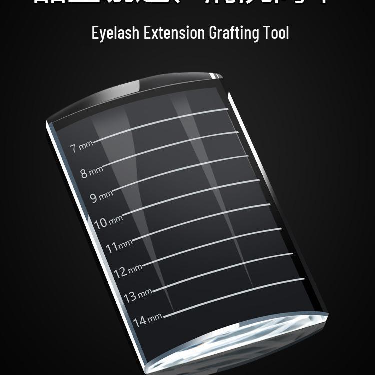 Инструменты для наращивания ресниц: Подушечка для клея для наращивания и хрустальная подставка в наборе