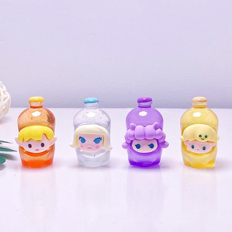 1 шт. чашка для питья Labubu, микро-ландшафтная фигурка, украшение для помещения, миниатюрная статуэтка, горшечные мини-садовые аксессуары