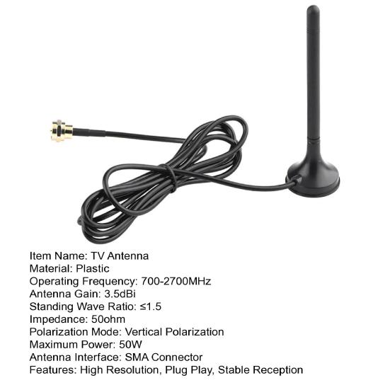 Полезный широкий диапазон приема сигнала на 360 градусов, всасывающая GSM/3G/4G/WIFI цифровая коробка, комнатная антенна, аксессуары для ТВ