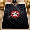 Flannel BlanketThe Clash Warm Soft Throw Blanket for Indoor Sofa Bed Living Room Use