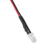20PCS 5mm Prewired LED Diodes 5‑12V Single LED Bulbs LED Light Diodes  Circuit Science Experiment