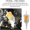 Wevdn 2 PCS Gas Inline Fuel Filters with Magnet, Inline Gas Fuel Filter for Motorcycle Lawn Mower Small Engine, 1/4" and 5/16" Fuel Filter Fit