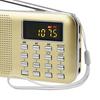 L218AM Digital Radio Rechargeable Emergency Flashlight 2 Inch AM FM Portable Radio Speaker