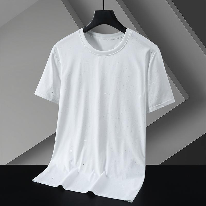 Мужские футболки Oversize Fahion, черные, белые, большие размеры 3XL-11XL, летняя футболка с короткими рукавами