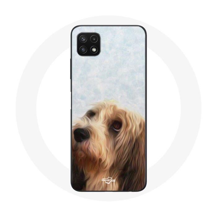 Coque - MANIACASE - Samsung Galaxy A22 5G - Souple - Blonde - Motif Vulnerable native breeds