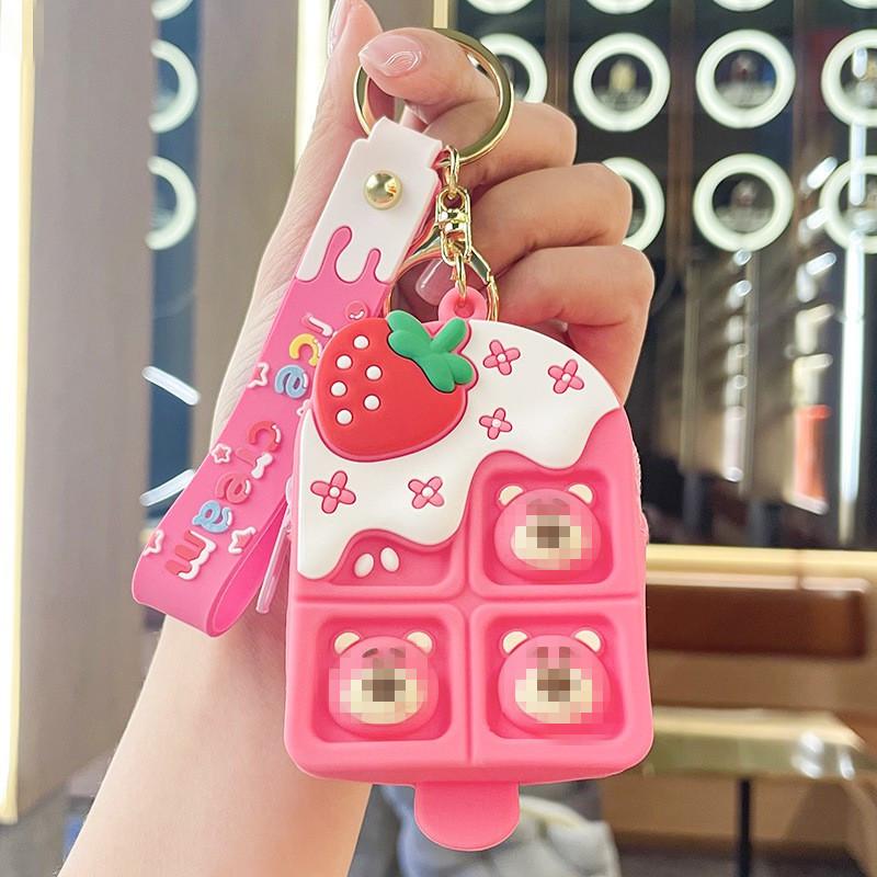 Мини Кошечка удачи Кошечка монета брелок и сумка для наушников подарок