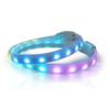 Светодиодный ошейник для домашних животных, прочное светящееся ожерелье с мигающими огнями, защитное светящееся ожерелье для щенков, USB-ошейники для собак
