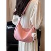 Summer high-end sense niche versatile dumpling bag women 2025 new large-capacity commuting shoulder armpit bag messenger bag