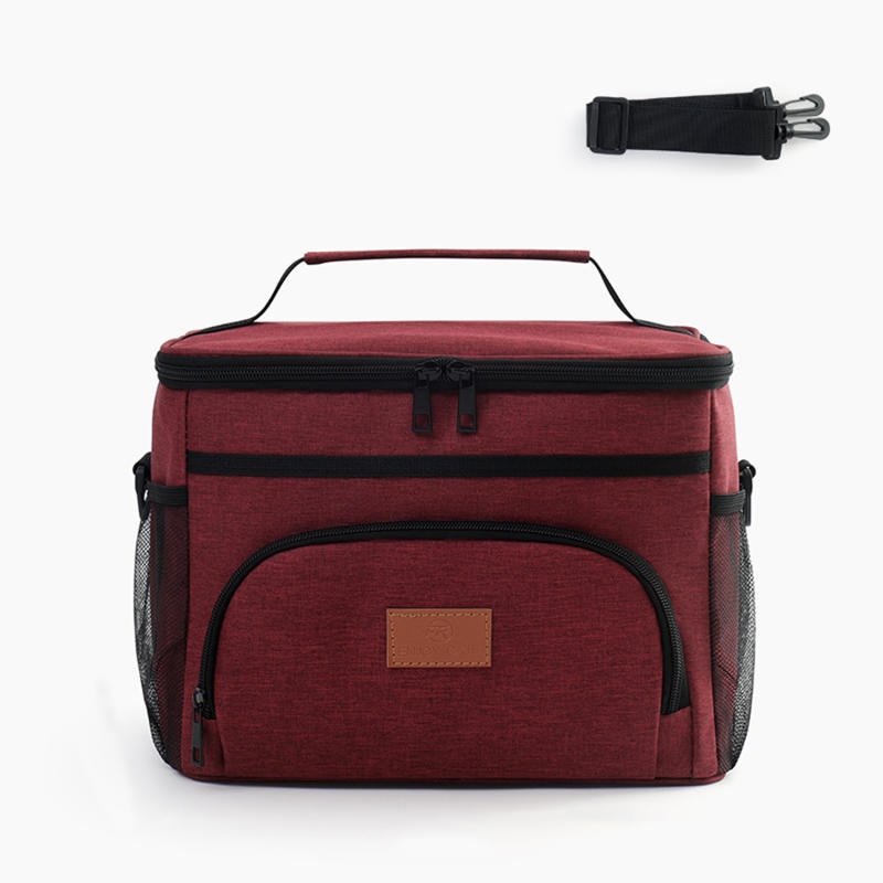 Большая вместимость, герметичный рюкзак для обеда, термобольшая, прохладная и теплая, сумка для пикника, сумка через плечо для хранения на открытом воздухе