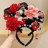 Bow Chinese Style Headwear Flower Hanfu Hair Clip Classical Ancient Style Headband  Children