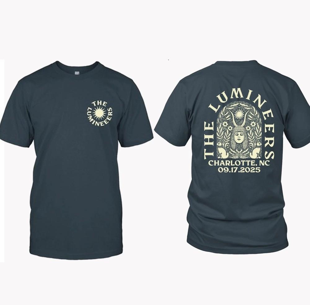 September 17 2025 The Lumineers Charlotte, NC T shirt Reprint Unisex T-Shirt