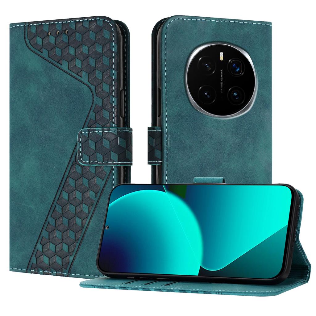 Кожаный чехол для Honor Magic7 Pro 5G с 7-образным узором, кошелек-подставка, противоударный чехол для телефона