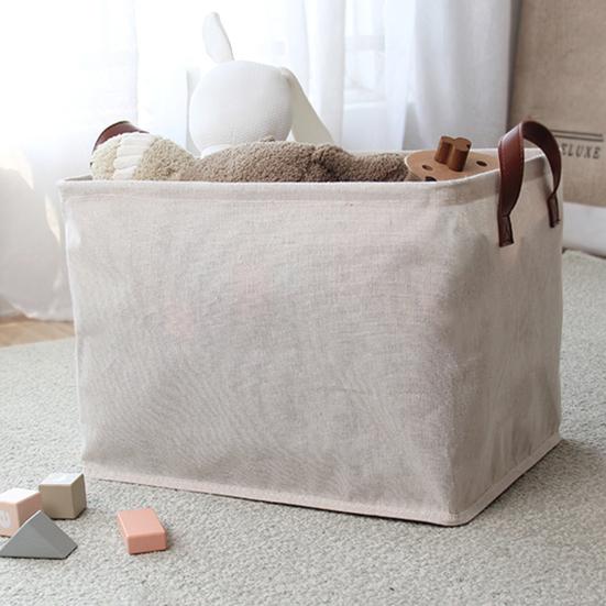 Складная корзина для хранения, грязеотталкивающая хлопковая льняная сумка для детского белья, игрушка для спальни
