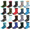 Men Socks Cotton Funny Alien Socks for Man Women Novelty Casual Dressing Color Crew Socks for Happy Wedding Accessories Gift