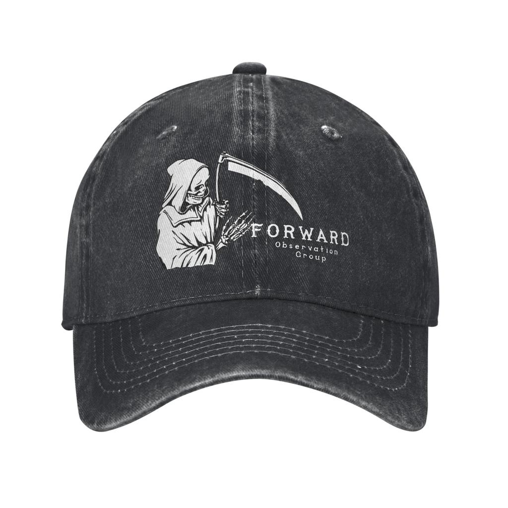 Forward Observation Group Men Women Baseball Cap Distressed Washed Caps Hat Casual Outdoor Travel Adjustable Fit Headwear