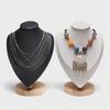 Flannel Necklace Display Stand - Portrait Neck Model Jewelry Holder