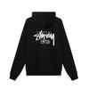 Stussy 2025 Новая весна и осень Большие размеры Тонкий стиль Классический Париж Письменный Принт Толстовка с капюшоном на молнии для пар