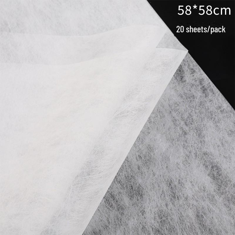 Custom Waterproof Bouquet Paper - Solid Color Cotton Flower Wrap Material