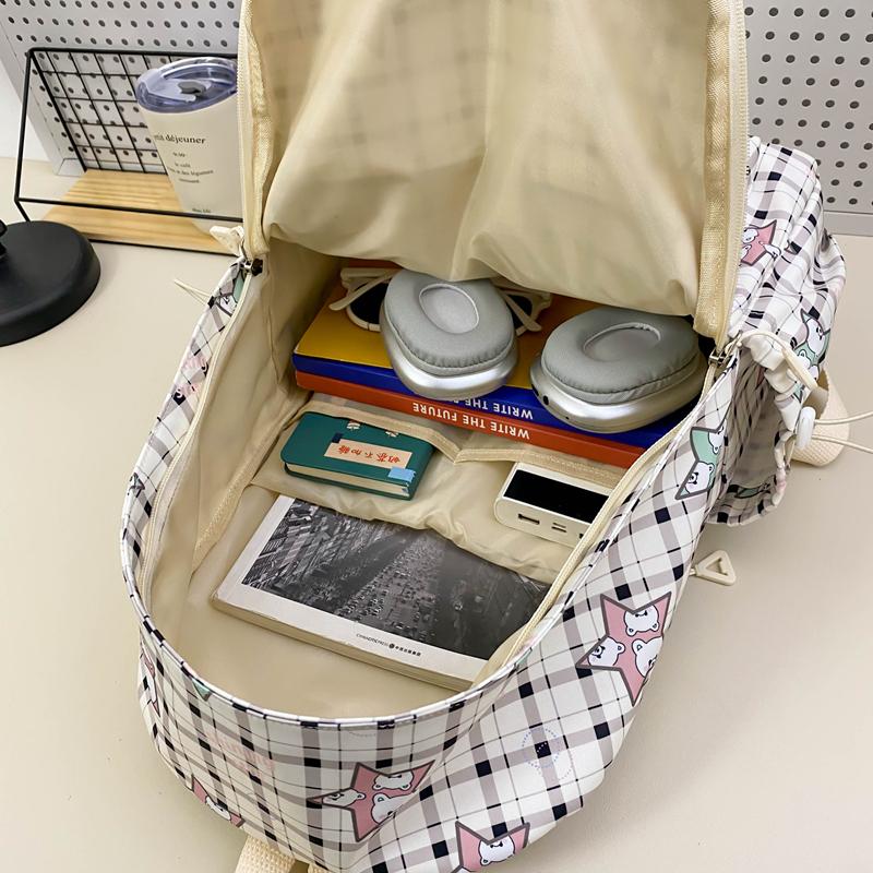 Большой вместительный легкий рюкзак с мультяшным принтом женский рюкзак школьный рюкзак для студента