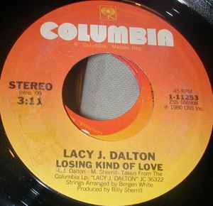 7-дюймовая пластинка LACY J. ДАЛТОН - Потерянный вид любви 111253 Columbia 1980 США Фолк Б/У