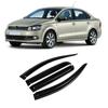 Для VW Polo 2011 2012 2013 2014 2015 2016 2017 2018 оконный козырек от солнца от дождя дефлектор навесы навесы клейкая накладка