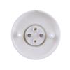 1/5PCS Bulb Parts Lamp Accessory White Bulb Holder Screw Light E27 Lamp Base Round Socket