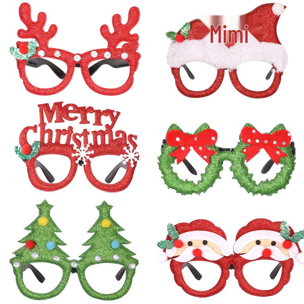 Christmas Party Eyeglass Frames: Santa, Snowman & Antler Designs for Kids