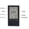 Цифровой будильник с большим экраном, календарем, 3D-дисплеем температуры и влажности