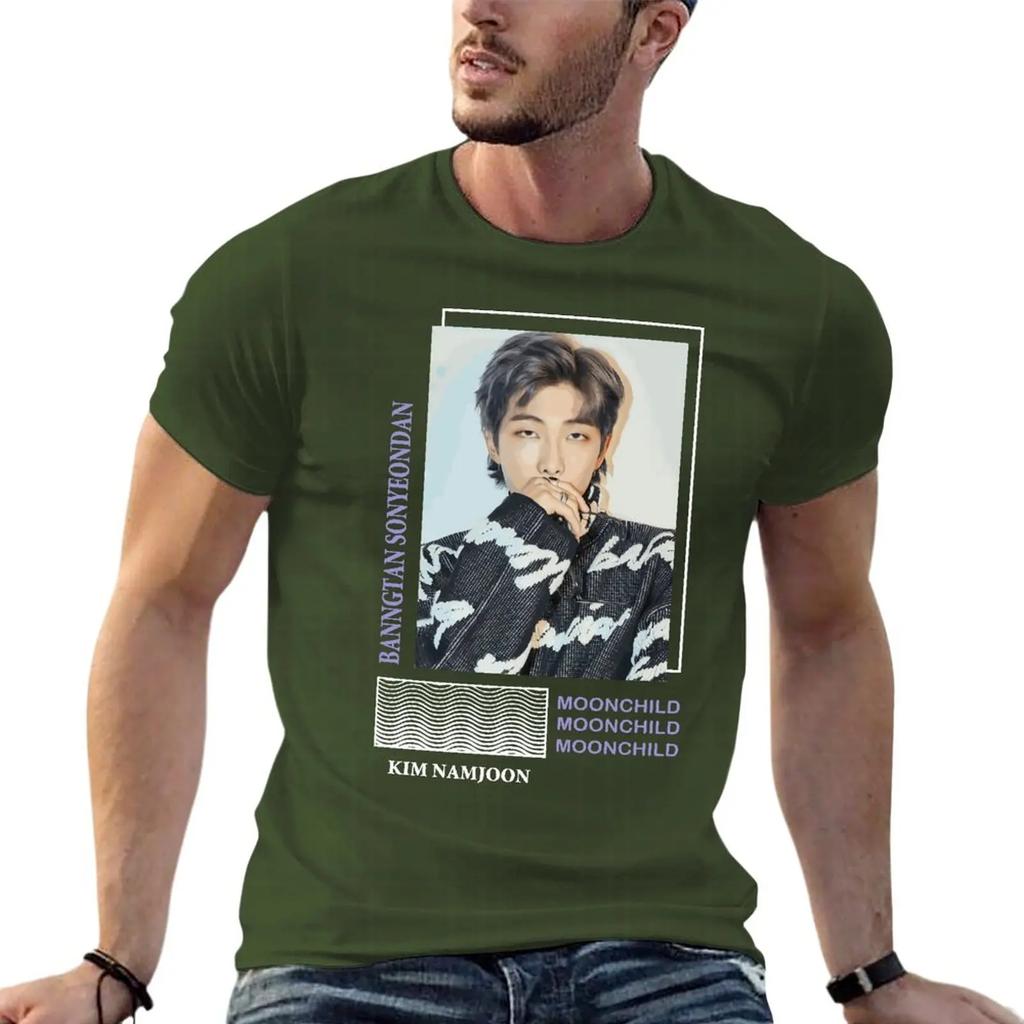 Banctan Sonyeondan Kim Namjoon Oversize TShirt Custom Men Clothing Short Sve Streetwear Big Size Tops Tee