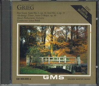 CD LIBOR PESIK - Edvard Grieg CD500035E GMS Japan Obi Classical Used