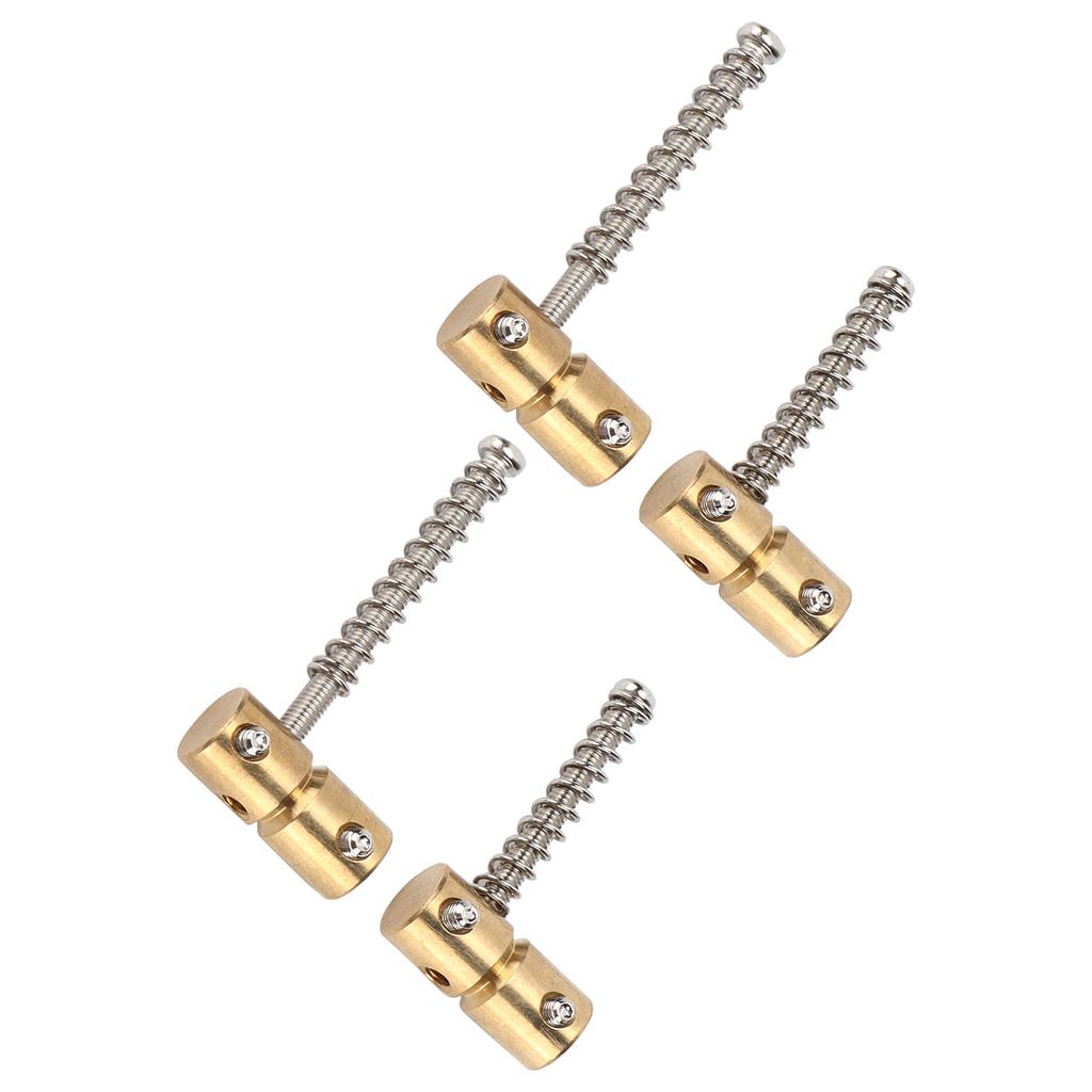 4 шт. Латунный бридж для 4-струнной бас-гитары, набор кит, аксессуар, замена для электрогитары