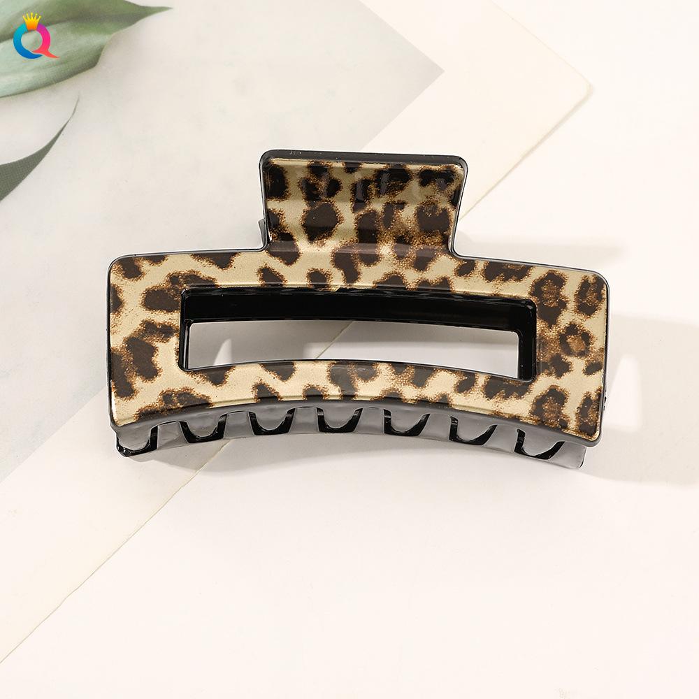 Printed Hair Clip Shark Clip Leopard Clip Large Summer Clip Hair Accessories