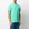 Polo Ralph Lauren вышитый логотип однотонная рубашка поло с коротким рукавом мужская зеленая 710795080-020