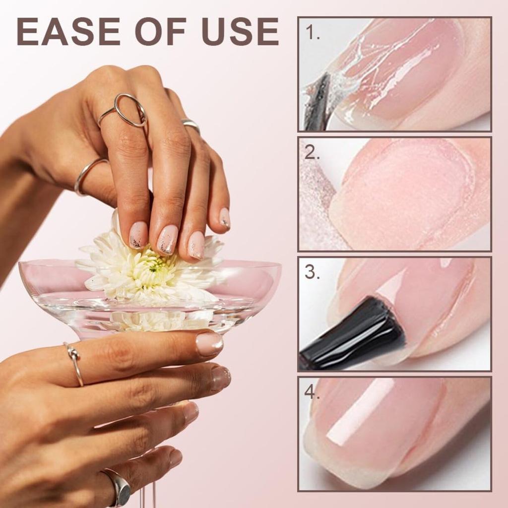 Набор для наращивания ногтей с гелем для потрескавшихся ногтей