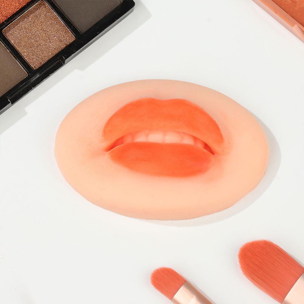 Румяна для губ Microblading 3D Практика губ с открытым ртом Мягкая силиконовая кожа для мастеров перманентного макияжа