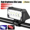 Bright Bicycle Light 5 LED Front Type C Rechargeable MTB Mountain Bicycle Lamp 1000LM Bike Headlight Flashlight Cycling Scooter
