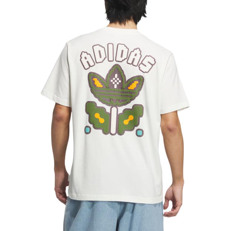 adidas Оригинальные футболки Q3 SS25 3 Моно Мода Удобная Универсальная Футболка с Круглым Вырезом и Коротким Рукавом Мужские Топы KD1844