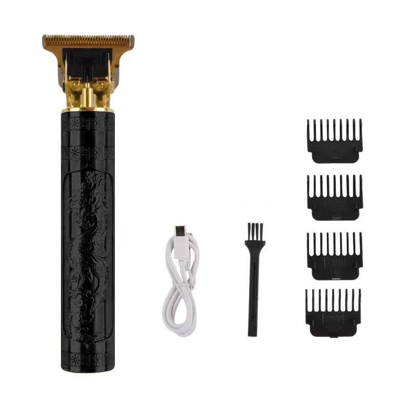 Триммер для мужчин, машинка для стрижки волос, профессиональный триммер для бороды, электрическая бритва с USB-портом для парикмахерских
