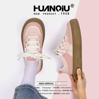 Туфли на платформе Global Cherry Blossom Pink Little White, женские, весна 2025, новые универсальные, студенческие, ветрозащитные туфли ZHQ3510