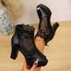 Fashion Sandals Versatile Outside Wear Fish Mouth High Heels Platform Sandals for Women
