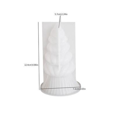 Литейная 3D форма для свечей в виде елки из эпоксидной смолы, УФ-смолы для торта, легко извлекаемая форма для мыла, украшение стола