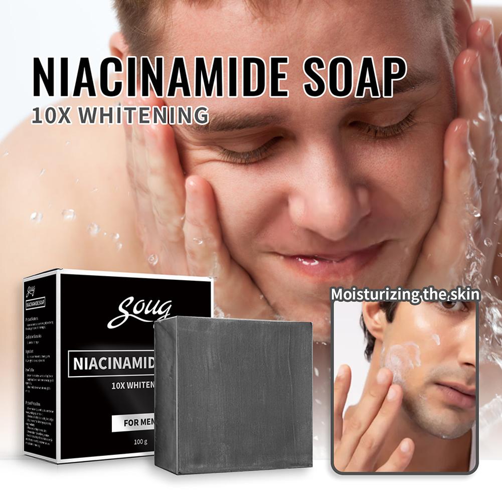 Whitening Soap For Men Oil Control Anti-Acne Hydrating Care Hydrate Soap Repair Skin Comfort Bo U9Y5
